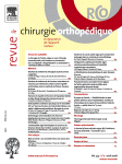 Go to journal home page - Revue de Chirurgie Orthopédique et Réparatrice de l'Appareil Moteur